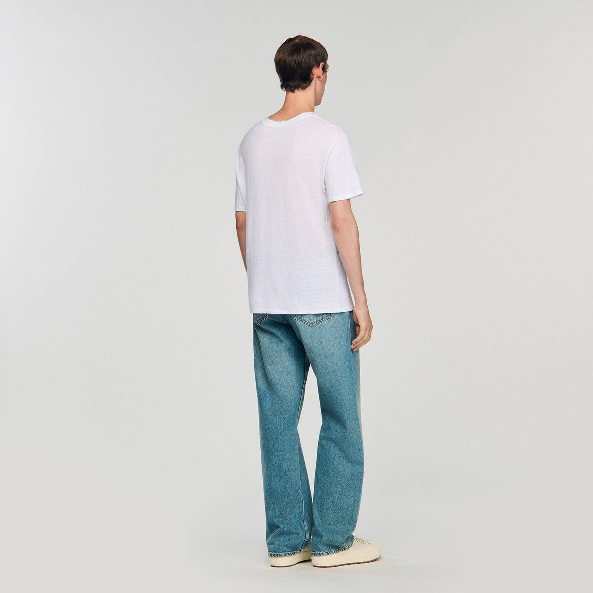 Sandro Certified linen T-shirt