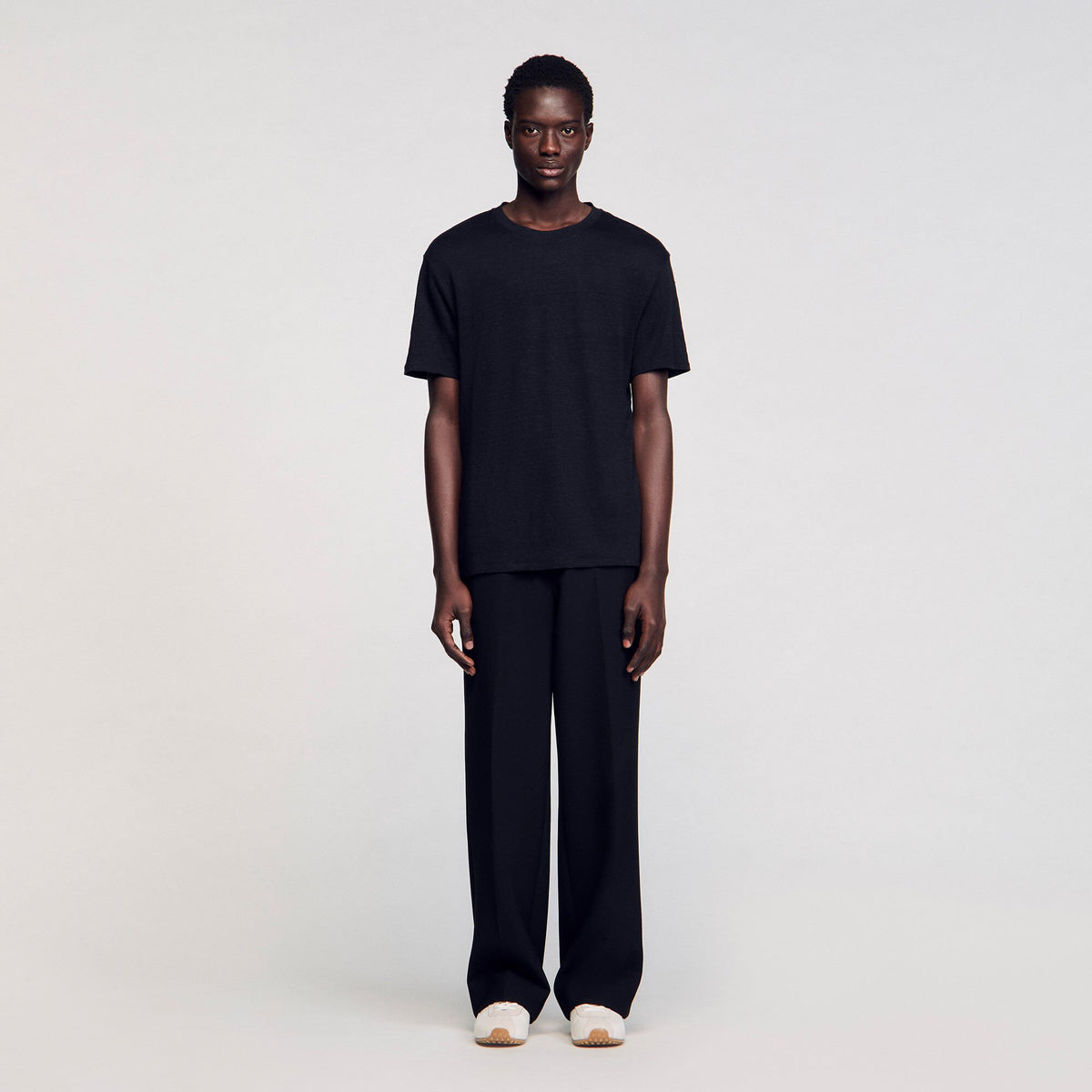 Sandro Certified linen T-shirt