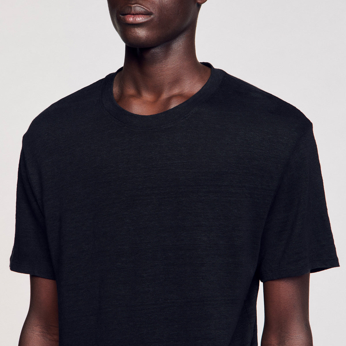 Sandro Certified linen T-shirt