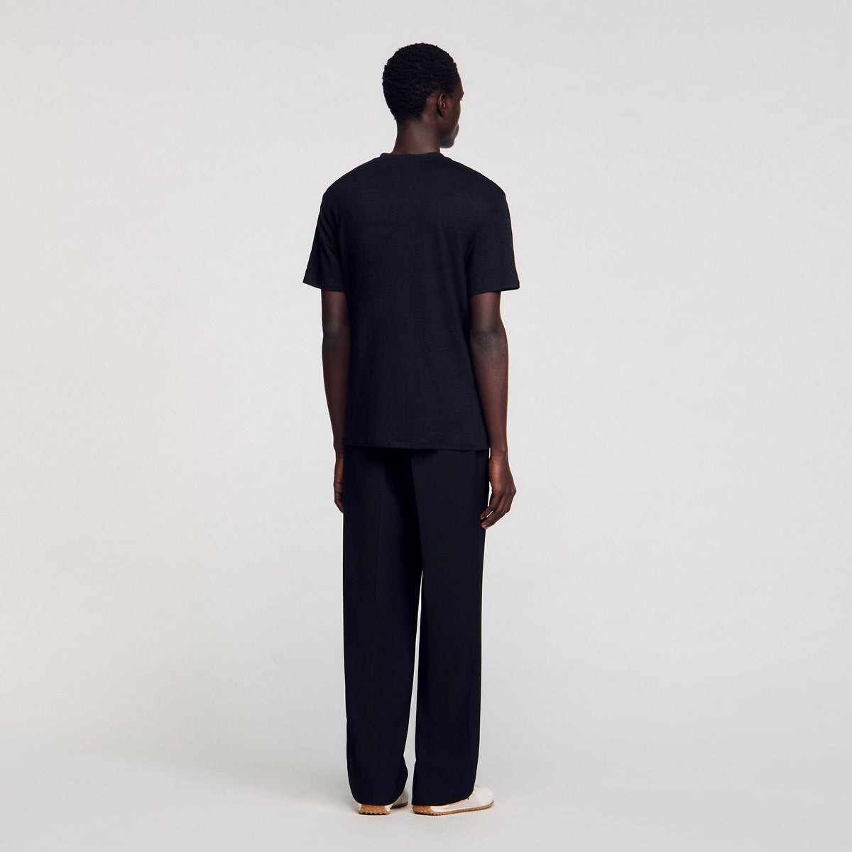 Sandro Certified linen T-shirt