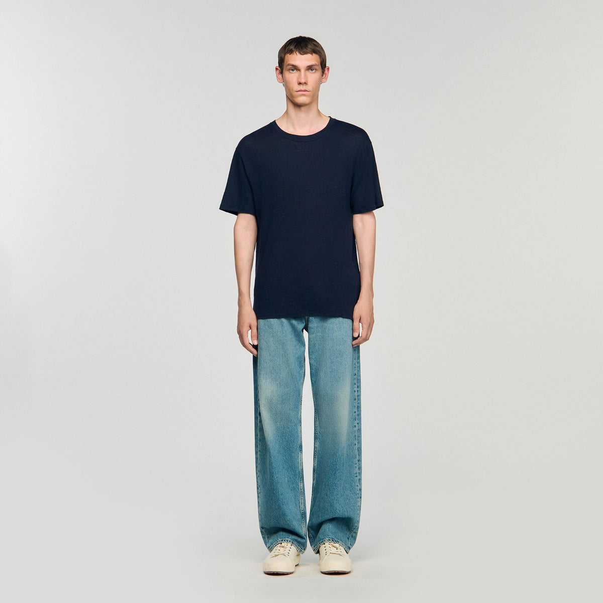 Sandro Certified linen T-shirt