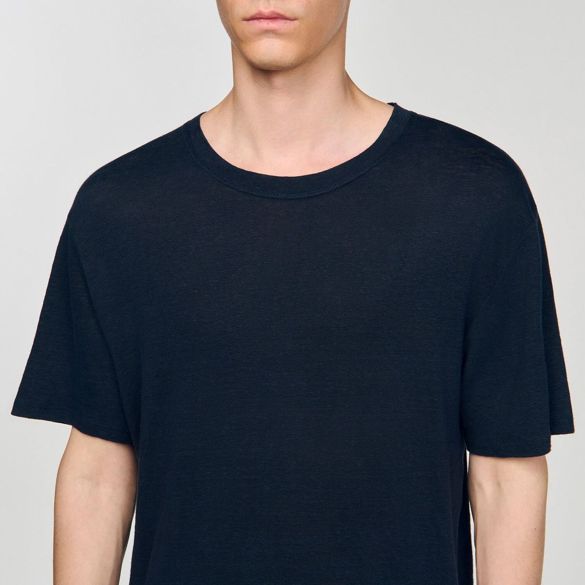 Sandro Certified linen T-shirt