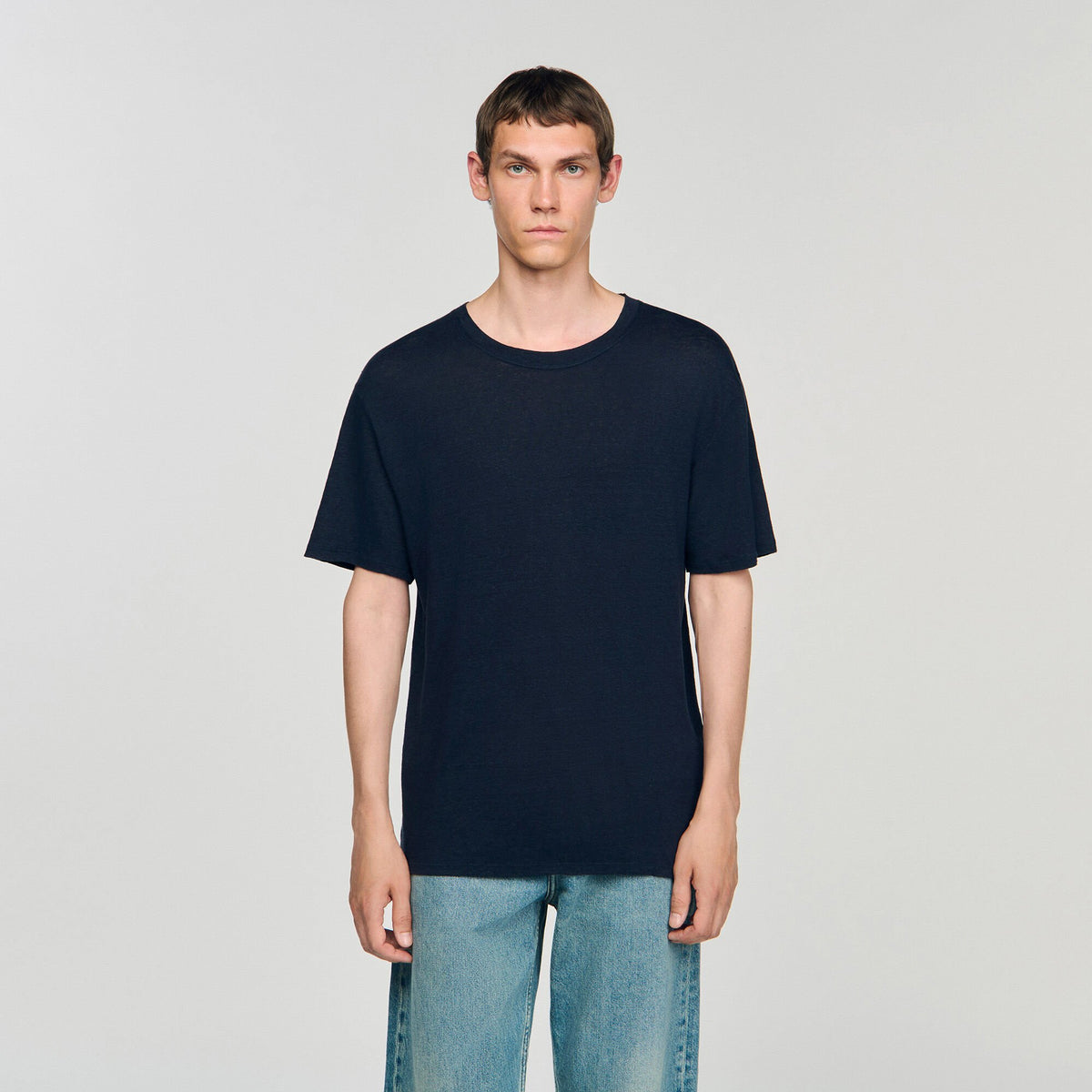 Sandro Certified linen T-shirt