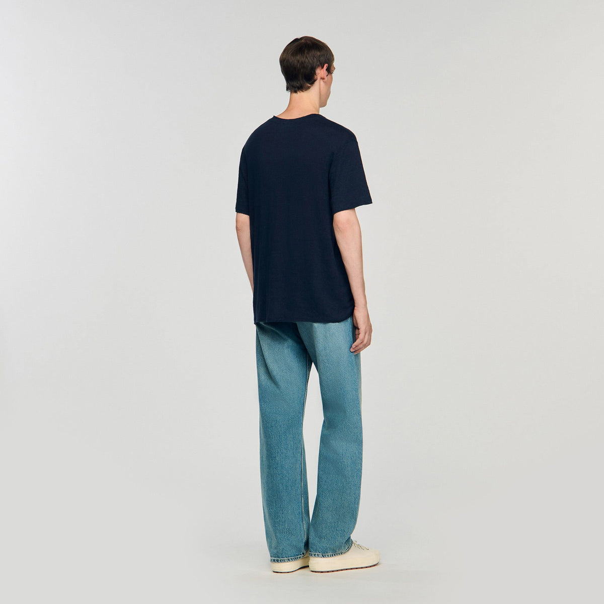 Sandro Certified linen T-shirt