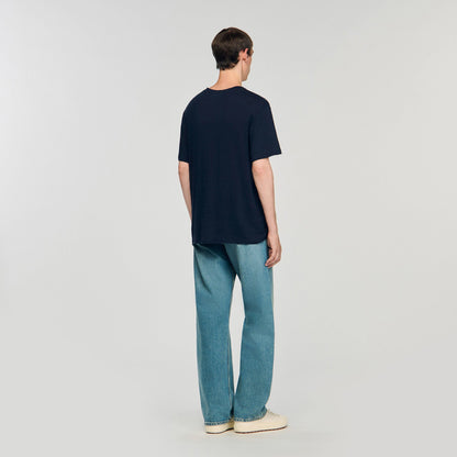 Sandro Certified linen T-shirt