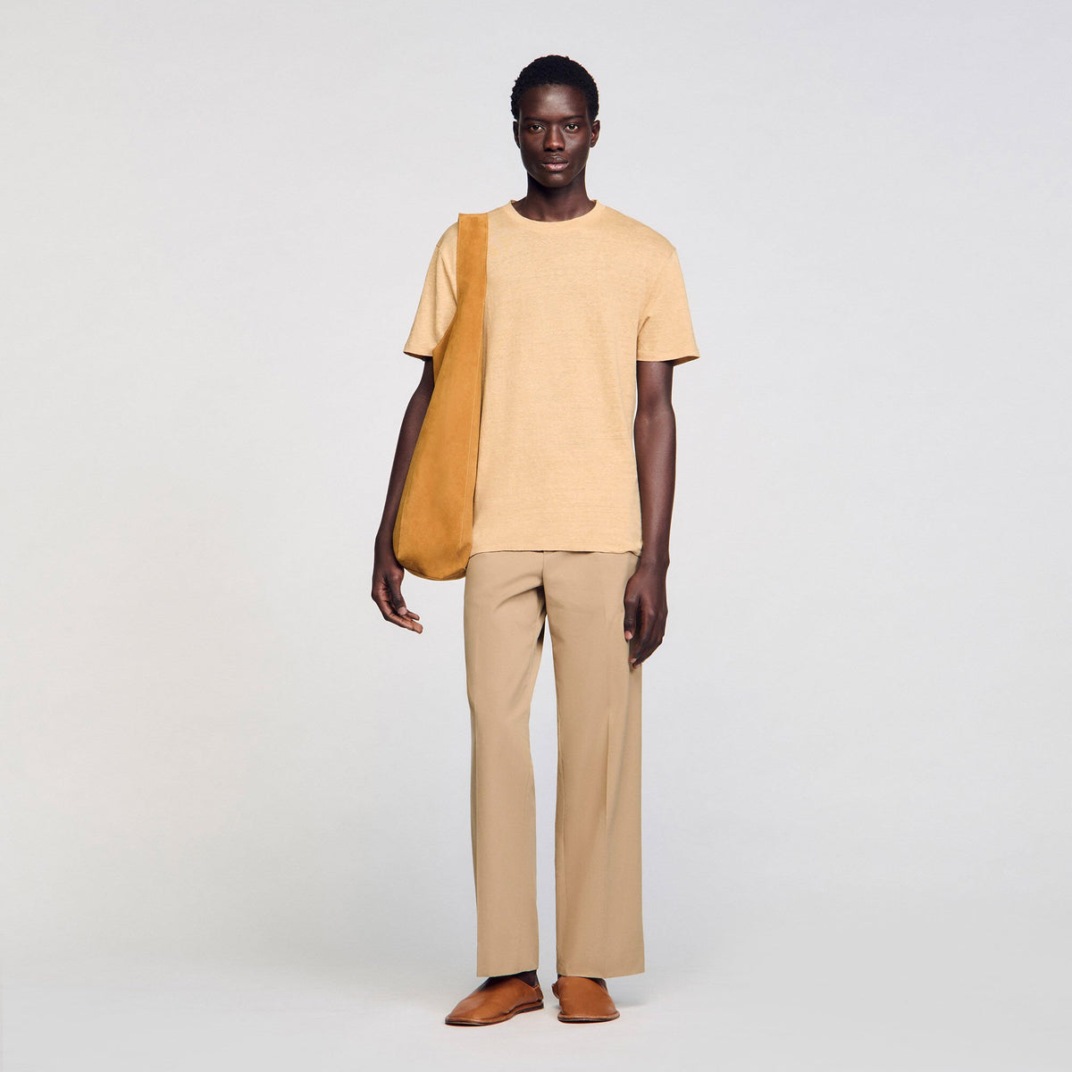 Sandro Linen T-shirt