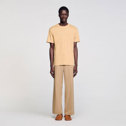 Sandro Linen T-shirt