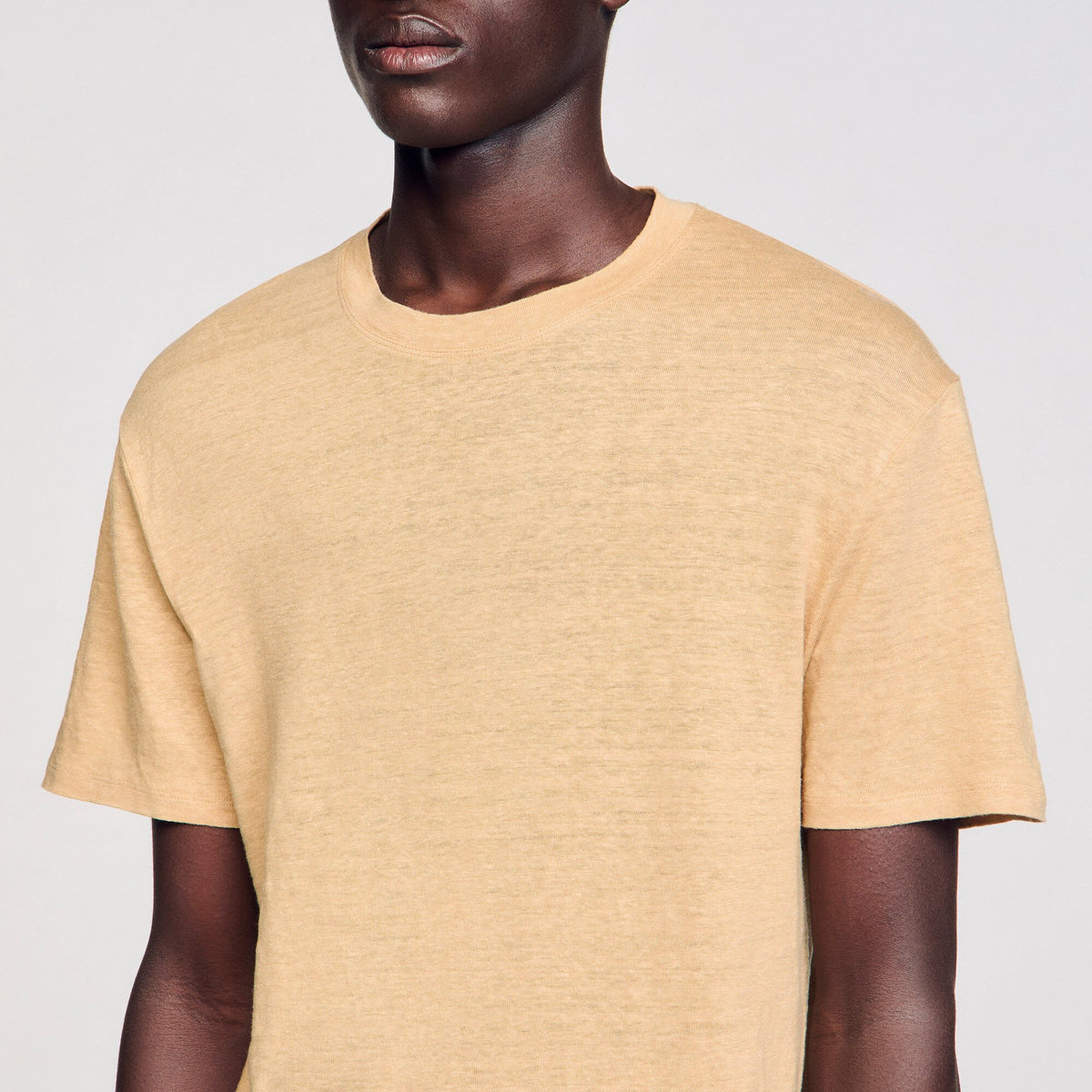 Sandro Linen T-shirt