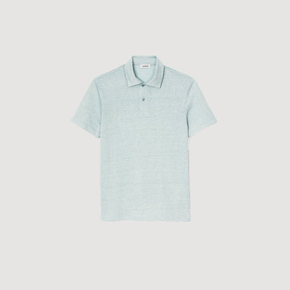 Sandro Linen polo shirt