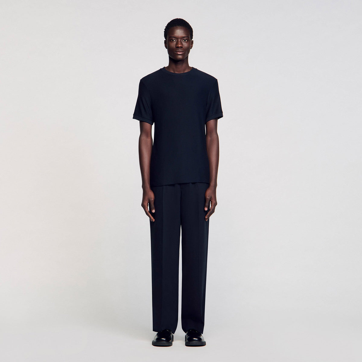 Sandro Mock neck T-shirt