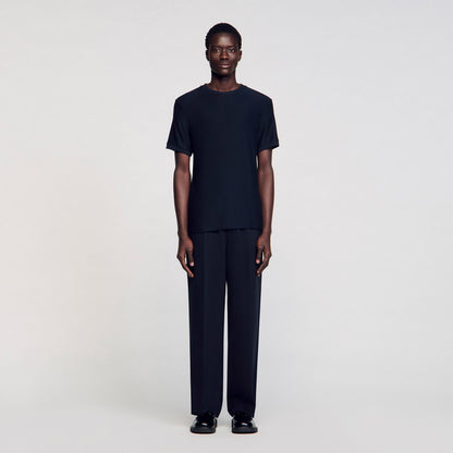 Sandro Mock neck T-shirt