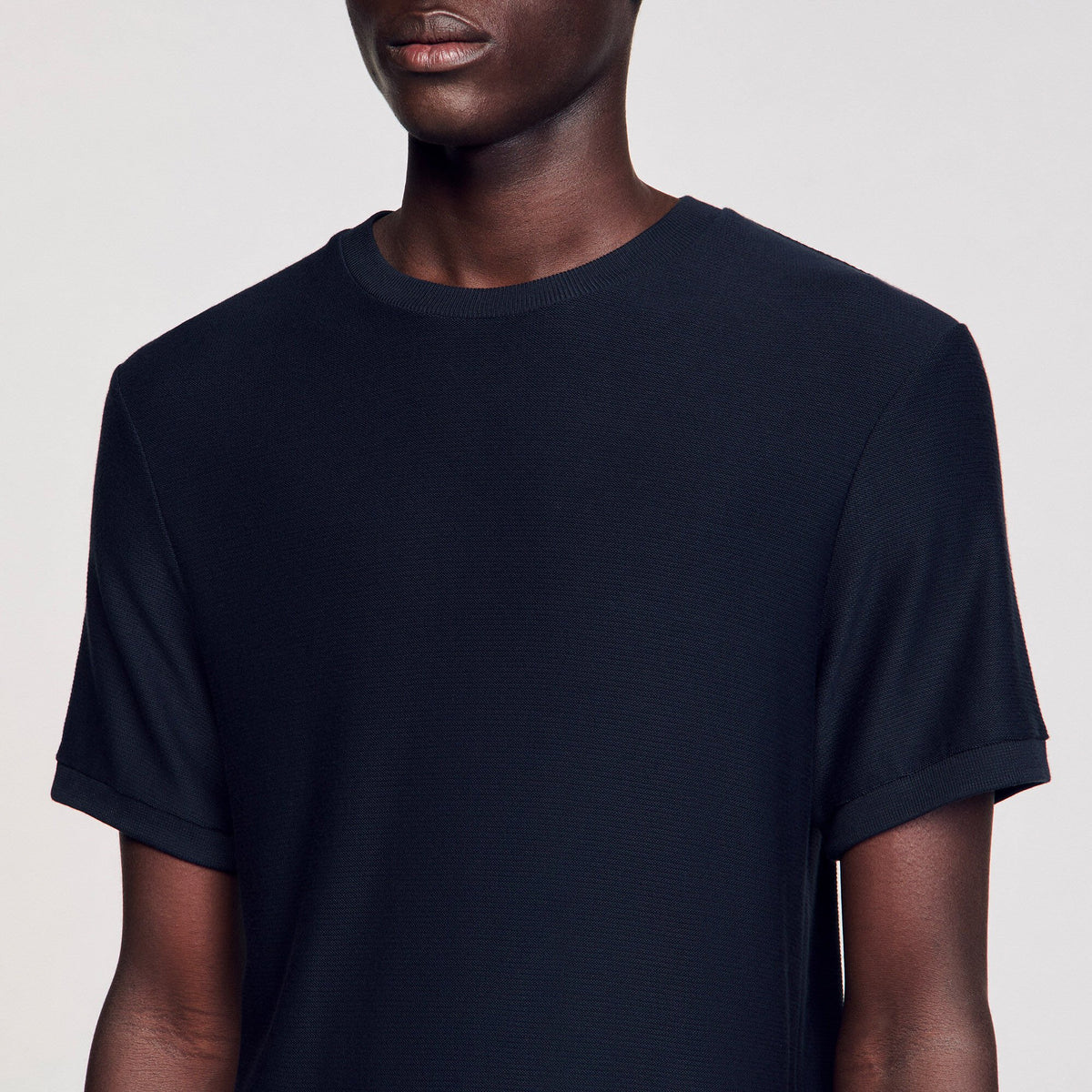 Sandro Mock neck T-shirt