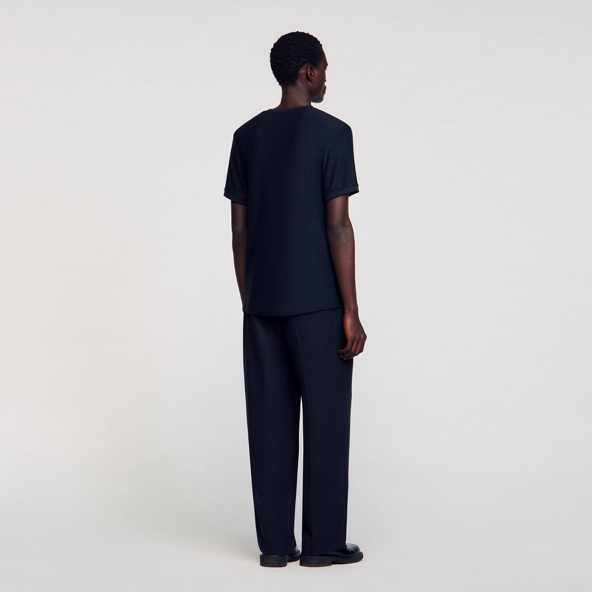 Sandro Mock neck T-shirt