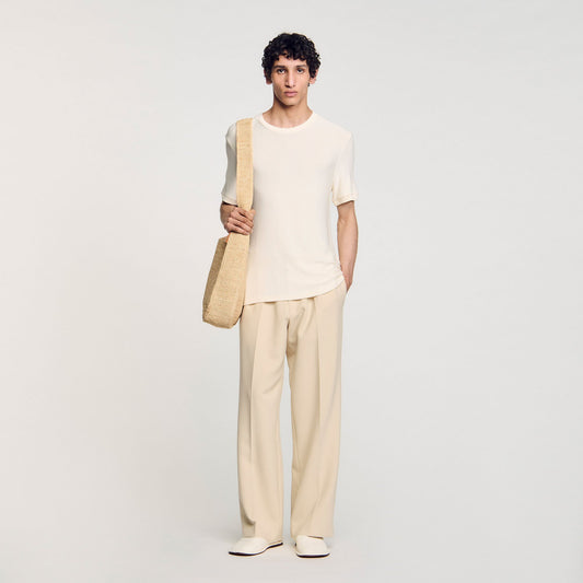 Sandro Mock neck T-shirt