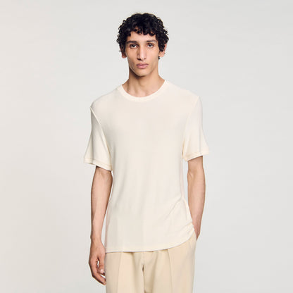 Sandro Mock neck T-shirt