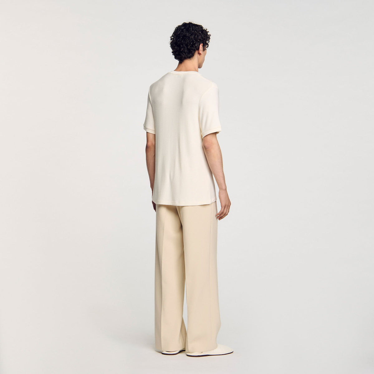 Sandro Mock neck T-shirt