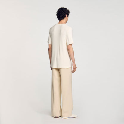 Sandro Mock neck T-shirt
