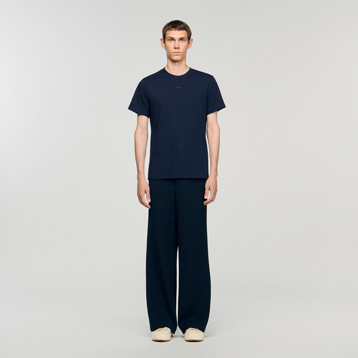 Sandro Cotton T-shirt with logo