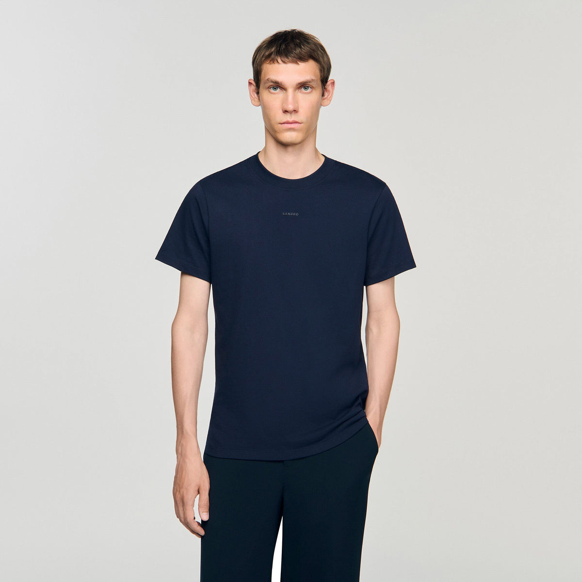 Sandro Cotton T-shirt with logo