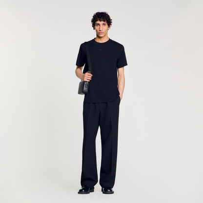 Sandro Cotton T-shirt with logo