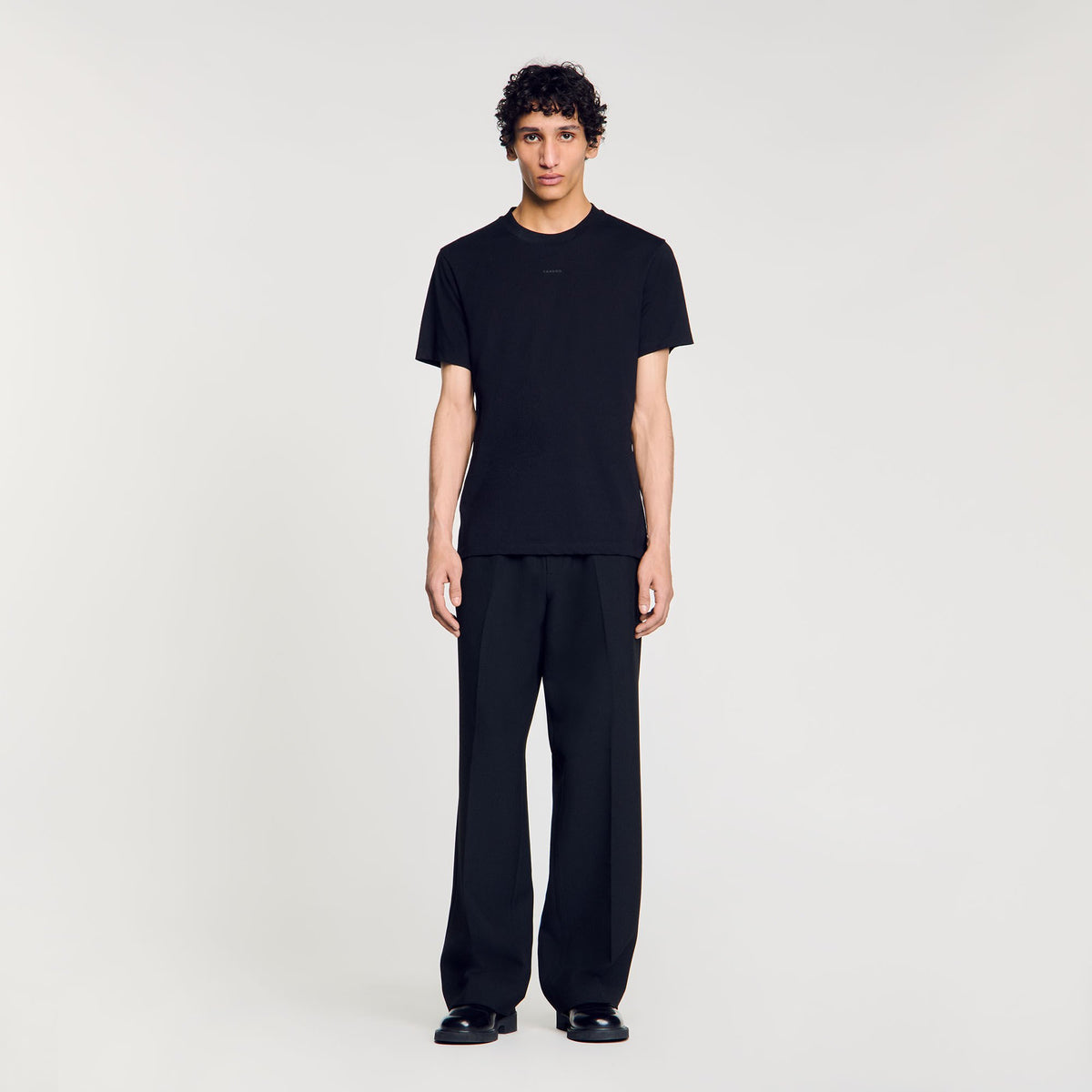 Sandro Cotton T-shirt with logo