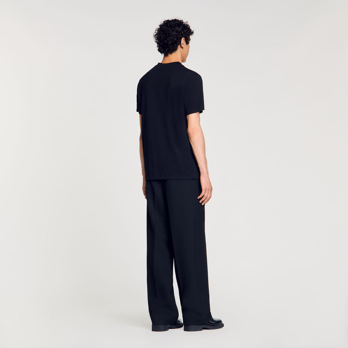 Sandro Cotton T-shirt with logo