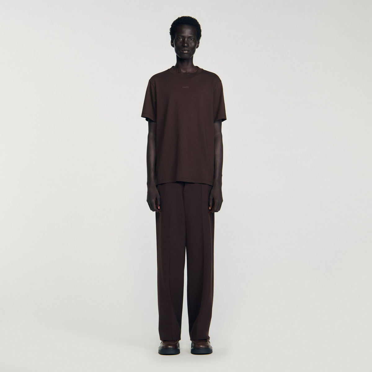 Sandro Cotton T-shirt with logo