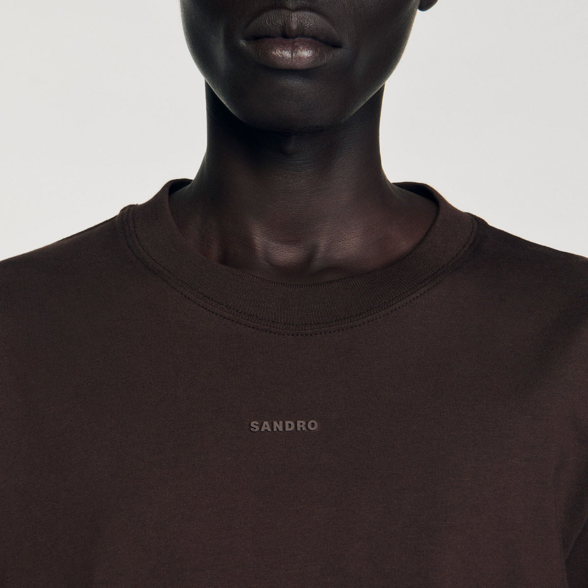 Sandro Cotton T-shirt with logo