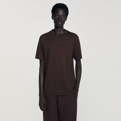 Sandro Cotton T-shirt with logo