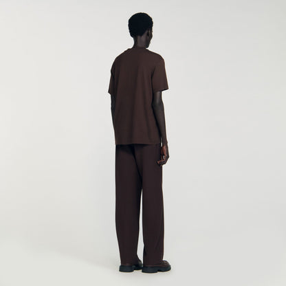 Sandro Cotton T-shirt with logo