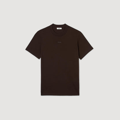 Sandro Cotton T-shirt with logo