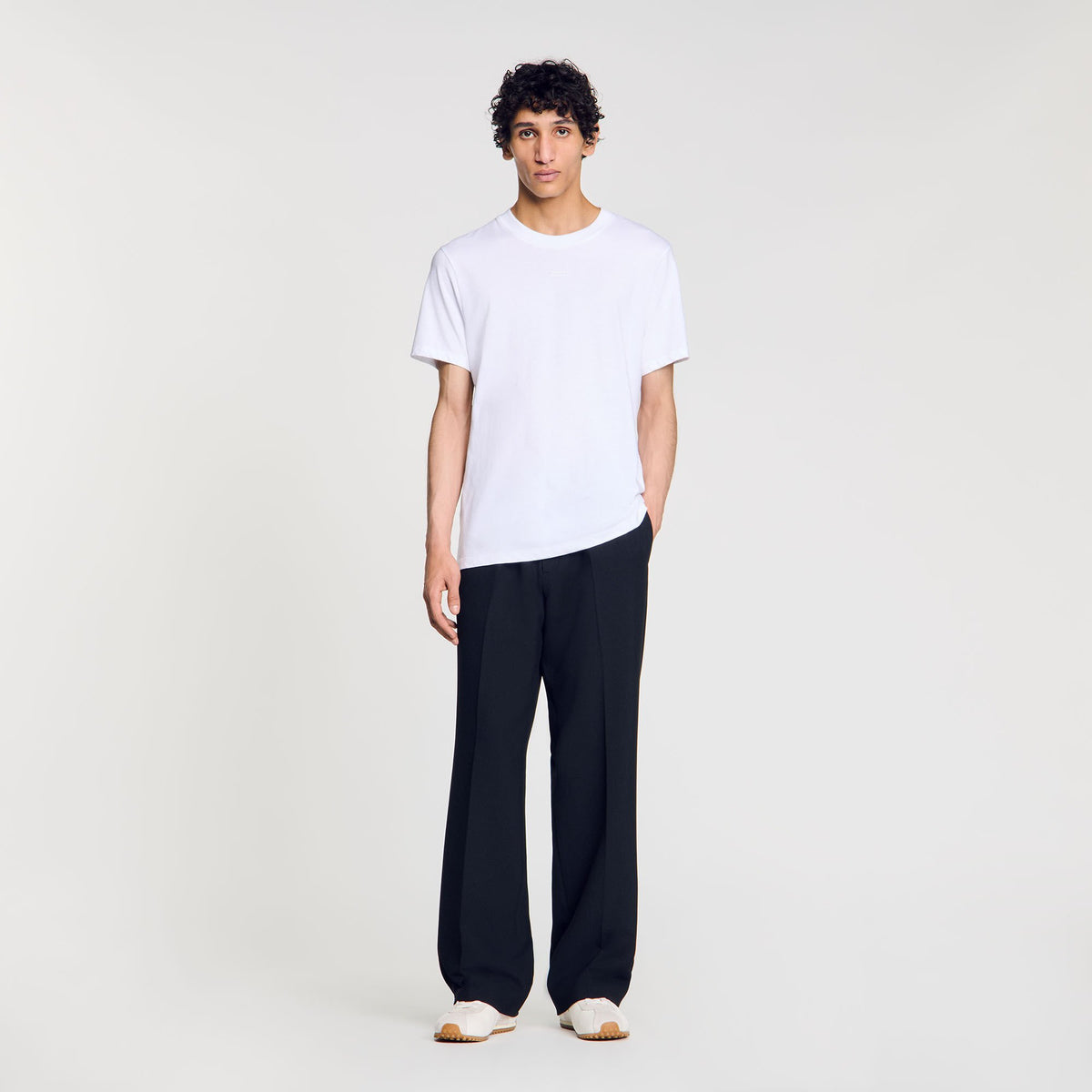 Sandro Cotton T-shirt with logo