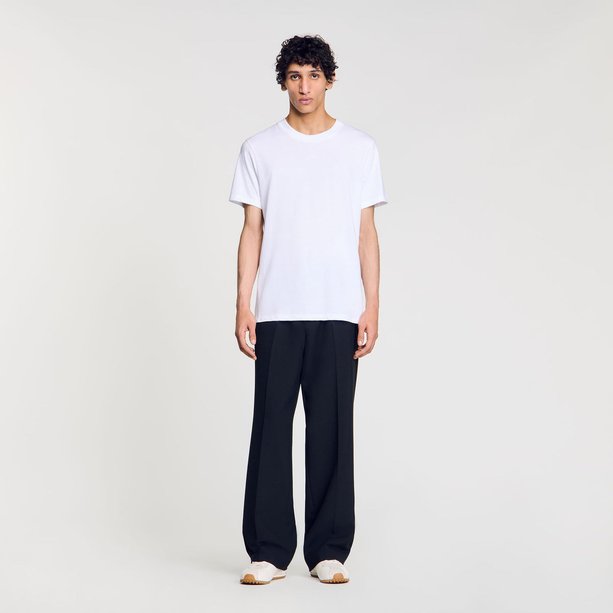 Sandro Cotton T-shirt with logo