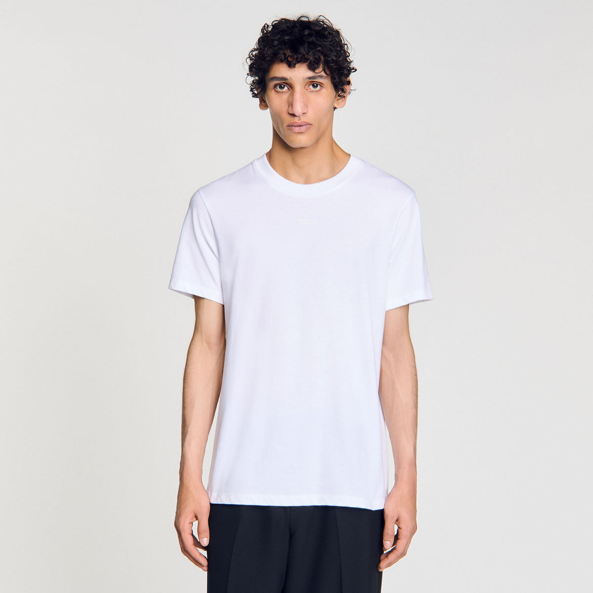 Sandro Cotton T-shirt with logo