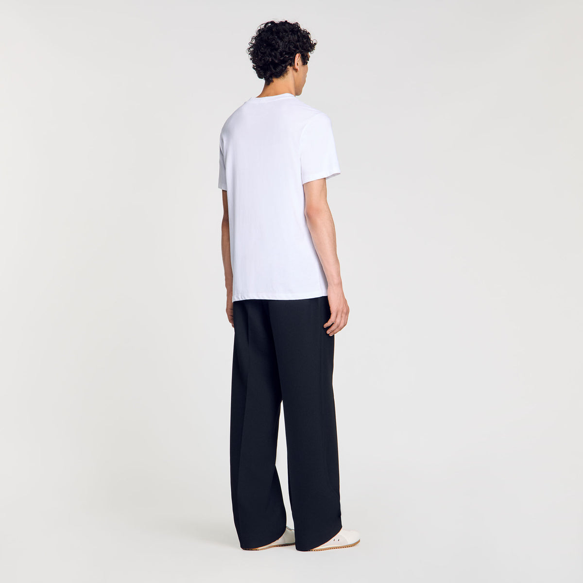 Sandro Cotton T-shirt with logo