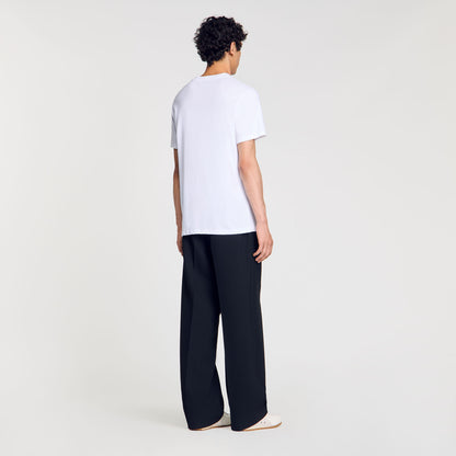 Sandro Cotton T-shirt with logo