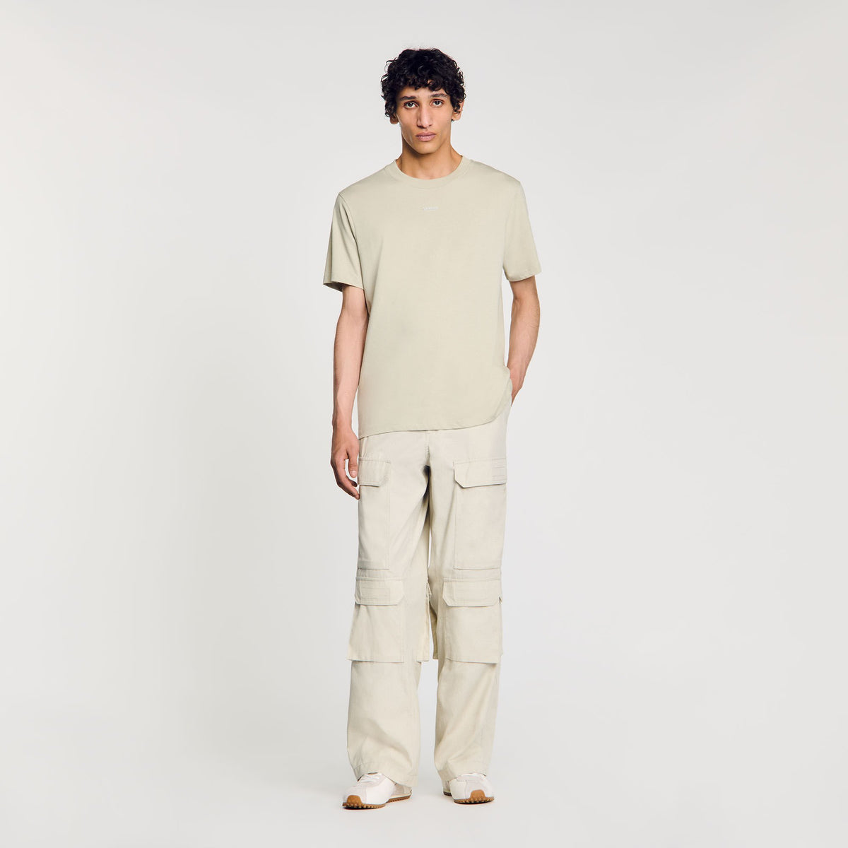 Sandro Cotton T-shirt with logo