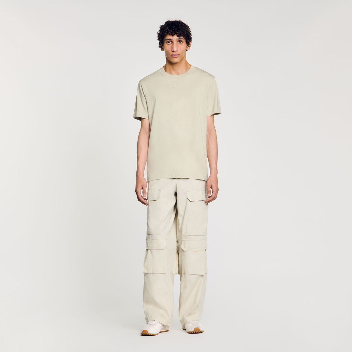 Sandro Cotton T-shirt with logo