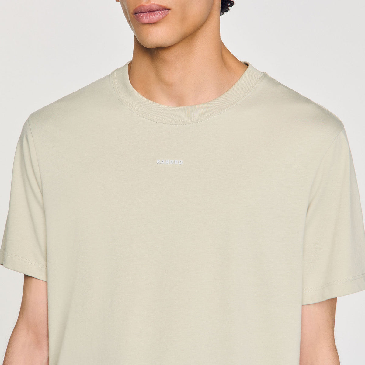 Sandro Cotton T-shirt with logo