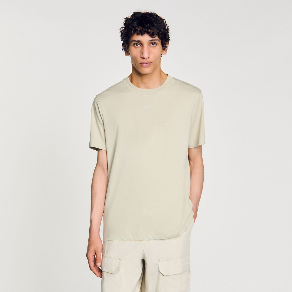 Sandro Cotton T-shirt with logo