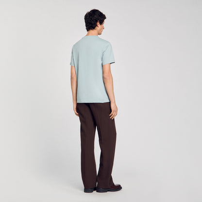 Sandro T-shirt with flower detail