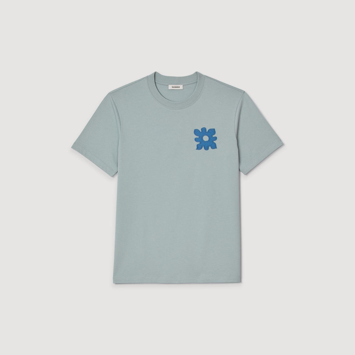 Sandro T-shirt with flower detail