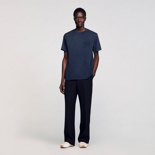 Sandro Worn-effect T-shirt
