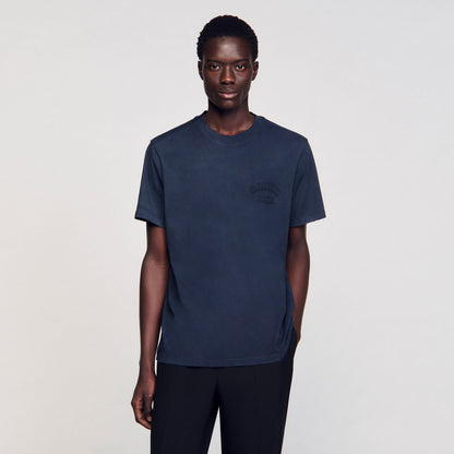 Sandro Worn-effect T-shirt