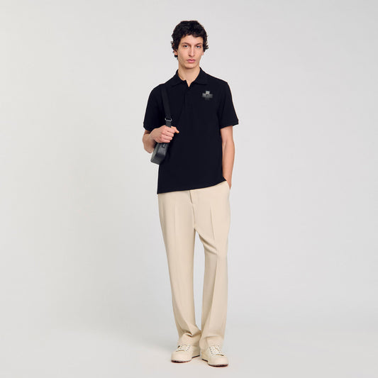 Sandro Cotton polo shirt