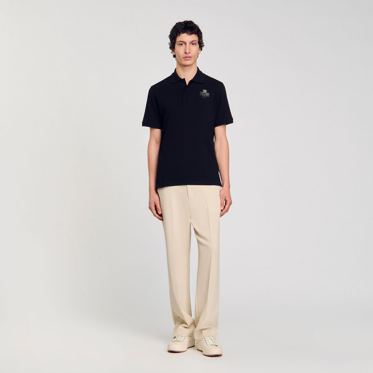 Sandro Cotton polo shirt