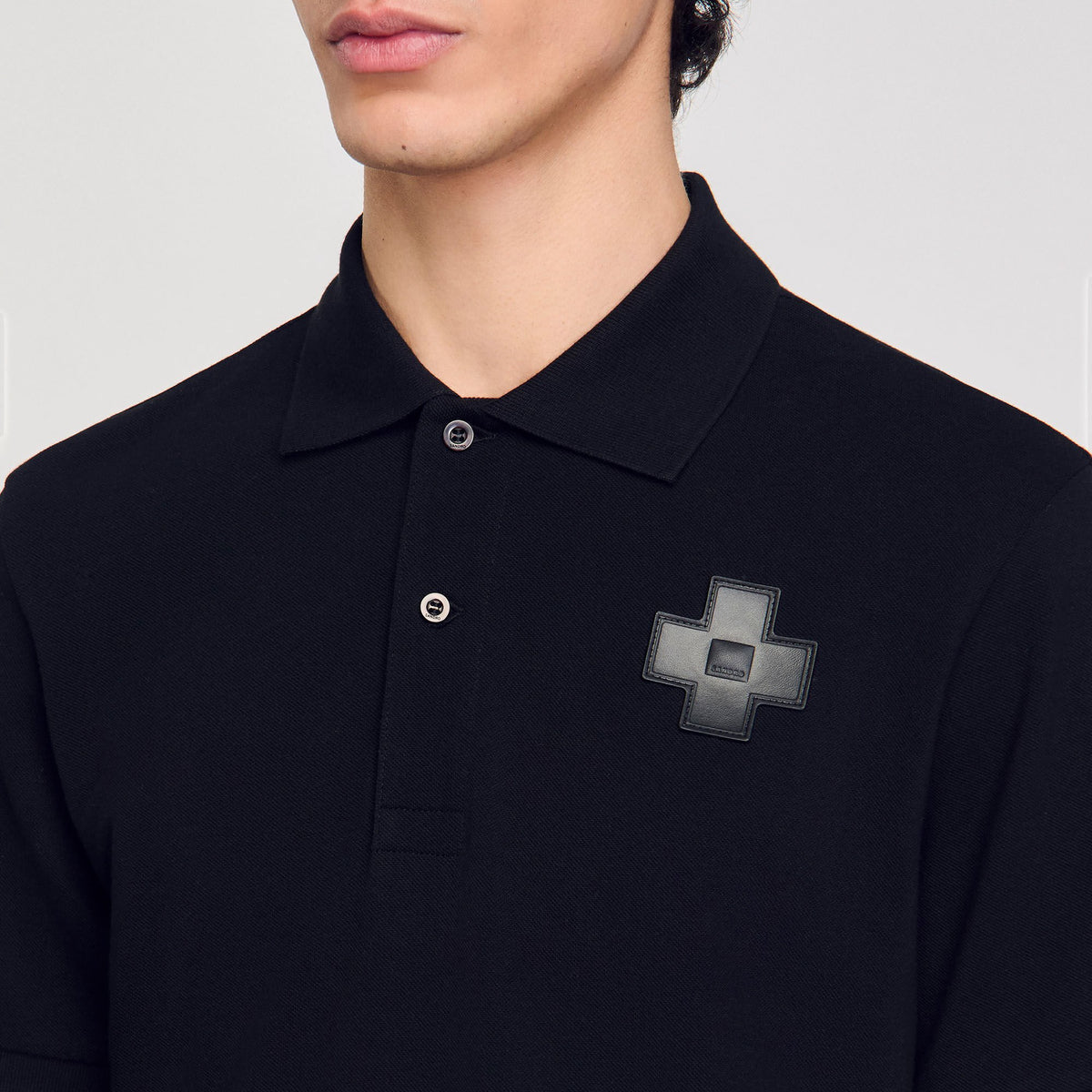 Sandro Cotton polo shirt