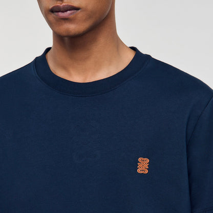 Sandro Leather logo T-shirt
