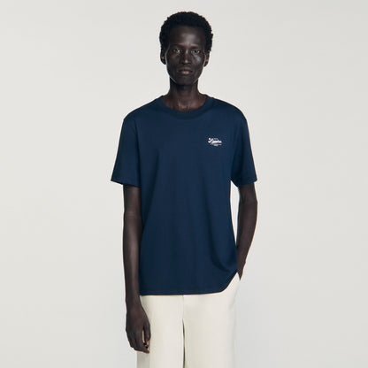 Sandro T-shirt with appliqué logo