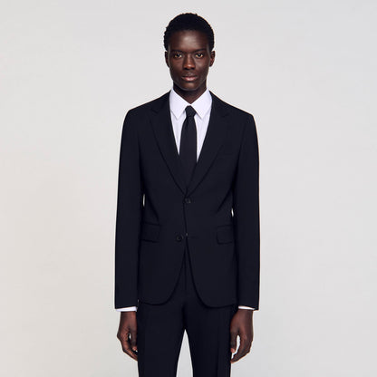 Sandro Virgin wool suit jacket